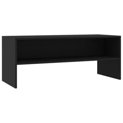 Afbeelding van vidaXL TV kast, zwart, 100 x 40 cm, bewerkt hout