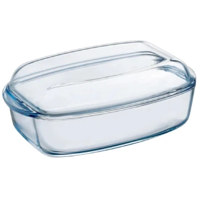Afbeelding van Pyrex Essentials Schaal Rechthoek met Deksel 6,5 liter