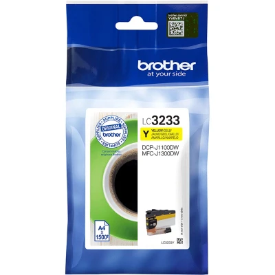 Afbeelding van Brother LC 3233Y Inktcartridge Geel
