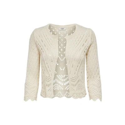 Afbeelding van Jdysun 3/4 Cropped Cardigan Knt 15184486 Eggnog