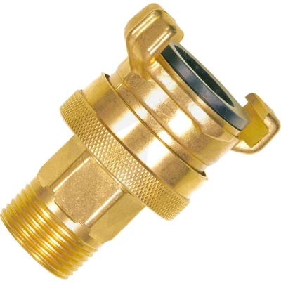 Afbeelding van Snelkoppeling messing 3/4 inch buitendraad NA 40