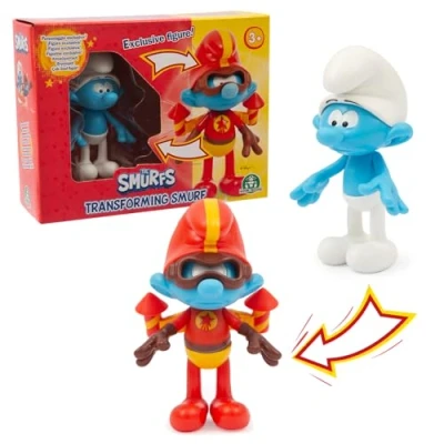 Image de Les Schtroumpfs Figurine Transformation Schtroumpf Peureux, PUF 231