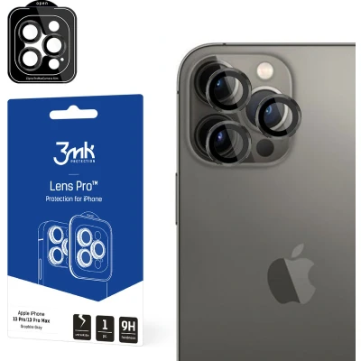Afbeelding van 3mk lens bescherming voor iPhone 13 pro / max grafietgrijs