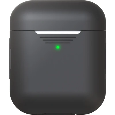Afbeelding van KeyBudz Hoesje schokbestendig Geschikt voor AirPods 1 / 2 Elevate Series case zwart