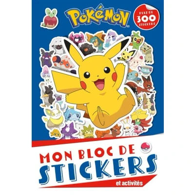 Image de Pokémon Mon bloc de stickers et activités