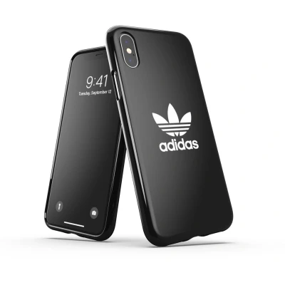 Afbeelding van adidas Originals kunststof hoesje voor iPhone X en XS zwart
