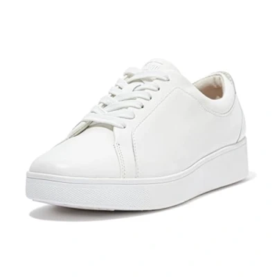 Afbeelding van Fitflop Rally Sneakers laag, Dames, Maat: 36, Urban white Leer