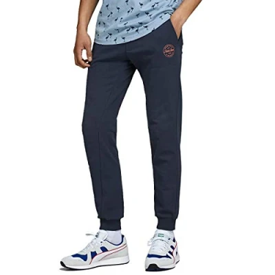 Image de JACK &amp; JONES Pantalon de survêtement Regular Fit, Navy Blazer, XXL