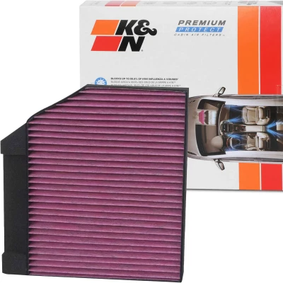 Afbeelding van K&amp;N Filters DVF5082 Interieurfilter Carbon filter 259 40 Vierkant MERCEDES BENZ: C Class Saloon, T modell, GLC Off Road