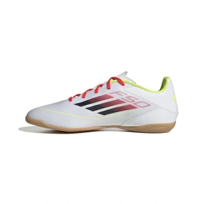 Image de adidas Mixte F50 CLUB Football boots Indoor, ftwr white/core black/solar yellow, 39 1/3 EU