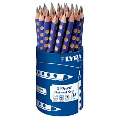 Image de Lyra 3811050 Groove Jumbo Étui en carton K05 5 crayons de couleur laqués 36