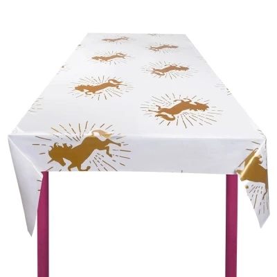Afbeelding van Unicorn Tafelkleed Goud 130x180cm per stuk