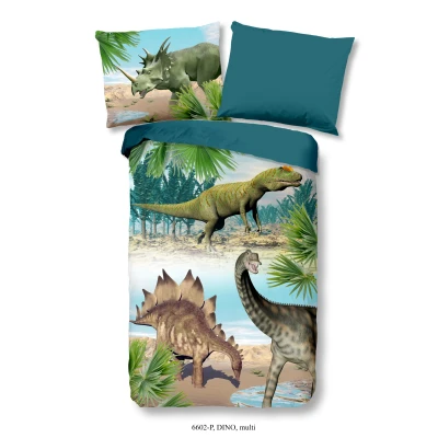Afbeelding van Good Morning, Beddengoed, Dino (Beddengoed set, 140 x 200 cm, 70 90 cm)