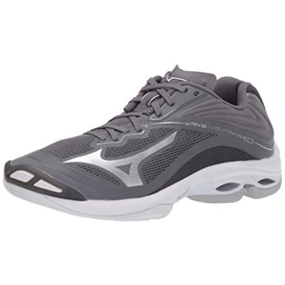 Afbeelding van Mizuno Wave Lightning Z6 Volleybalschoenen voor dames, grijs.