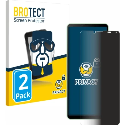 Afbeelding van BROTECT privacy screenprotector voor Sony Xperia 10 V Folie Beschermfolie Blauwlichtfilter (2 Stuks)