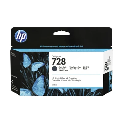 Image de Cartouche d&#039;encre noire mate HP DesignJet 728, 130 ml