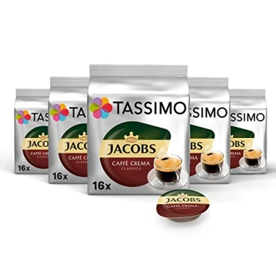 Afbeelding van Tassimo Jacobs Caffè Crema Classico 5x 16 T Discs