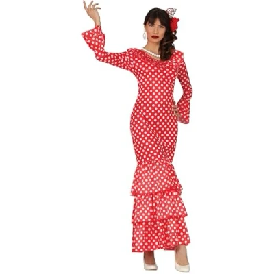 Afbeelding van Fiestas Guirca Flamenco danseres voor dames, volwassenen, maat 38 40
