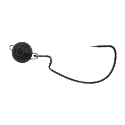 Afbeelding van Spro Freestyle Rigged Bottom Jig Black (7g) (Size 2/0) (2 stuks) Loodkoppen