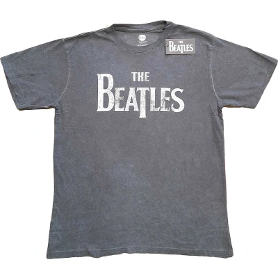 Afbeelding van The Beatles Drop T Logo Heren shirt XL Grijs