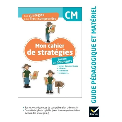 Image de des stratégies pour lire et comprendre J&#039;utilise documents CM Ed. 2024 Guide pédagogique