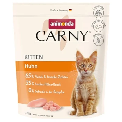 Afbeelding van 350g animonda Carny Kitten Huhn Katzenfutter trocken