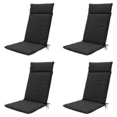 Afbeelding van Madison Kussen hoog 50x120 Black eco + nature outdoor finishing 4 stuks
