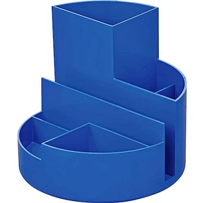 Afbeelding van Pennenkoker MAUL roundbox Blauwe Engel recycled 6 vaks blauw