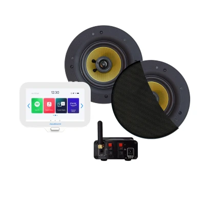 Afbeelding van N Joy badkamerradio met controller, wand lader, zumba speaker set zwart, bluetooth versterker. 70 WATT