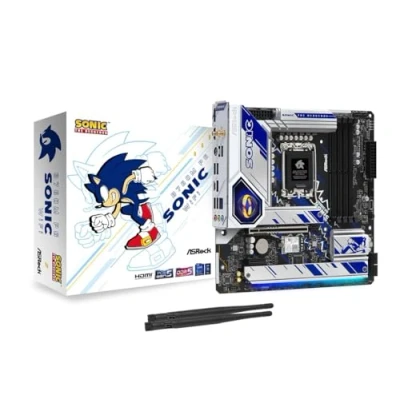 Afbeelding van ASRock B760M PG SONIC WIFI Moederbord Socket Intel 1700 Vormfactor Micro ATX chipset Intel® B760