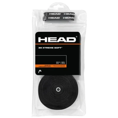 Afbeelding van Head overgrip Xtreme Soft Tennis / Padel Zwart 30 stuks