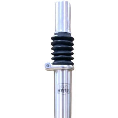 Afbeelding van Verende zadelpen ø27,2mm / 350 mm aluminium zilver