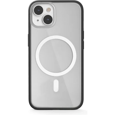 Afbeelding van Woodcessories clear Case bio MagSafe geschikt voor iPhone 14 Plus gemaakt van materialen en draadloos laden Black