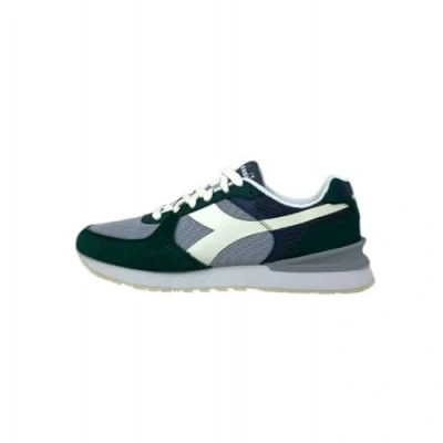 Afbeelding van Diadora Fenice Sneakers laag, Heren, Maat: 42, Green bistro Leer en textiel