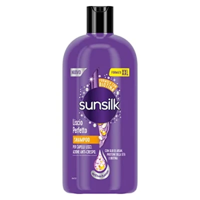 Afbeelding van Sunsilk, Perfecte gladde shampoo, shampoo voor lang en zijdezacht haar, actieve formule Fusion met arganolie, zijdeproteïne biotine zichtbaar gezond maat XXL