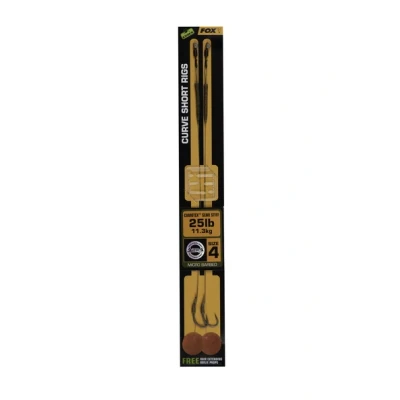 Image de Fox Edges Wide Gape Camotex Semi Stiff Ready Rigs (2 pcs) Maat : Haak 4 25lb
