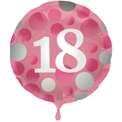 Afbeelding van Folat Folieballon Glossy Pink 18 45 cm