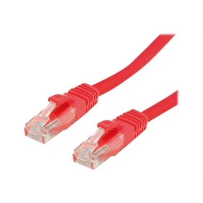 Image de VALUE Cordon de raccordement RJ 45 (M) pour 20 m UTP CAT 6a moulé, sans crochet rouge, RAL 3000