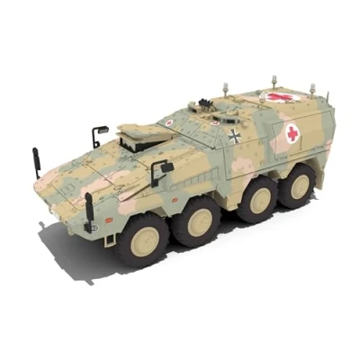 Afbeelding van 1:72 Revell 03362 GTK Boxer sgSanKfz Militair Medisch Transportvoertuig Ambulance Plastic Modelbouwpakket