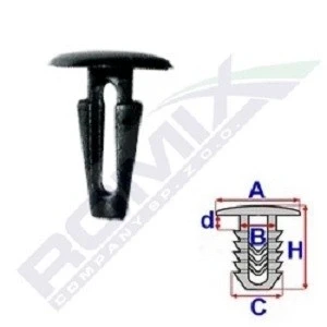 Afbeelding van Bevestiging ROMIX ROM B14737, 10 stuks