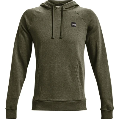 Afbeelding van Under Armour Rival Hoodie Hoodie, Heren, Maat: Small, Green melange