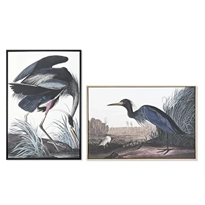 Afbeelding van Schilderij DKD Home Decor Vogel Orientaals 63 x 4 93 cm (2 Stuks)