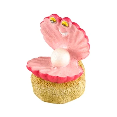 Afbeelding van Aqua Della Aquariumdecoratie Vissen Oester Action Air 7,8x6,5x9cm Meerkleurig 1st