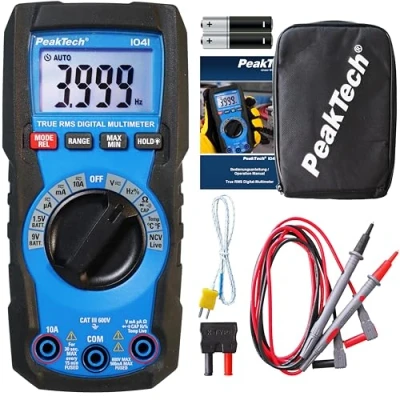 Afbeelding van Peaktech 1041 multimeter trms spanningsdetector CAT III 600V