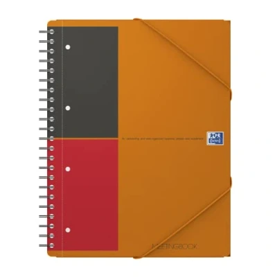 Afbeelding van Oxford International Meetingbook, 160 Bladzijden, Ft A4+, Gelijnd Schrift