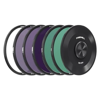 Afbeelding van Freewell M2 5 stuks magnetische snelwisselfilters ND8, ND64, ND1000, CPL en UV 82 mm