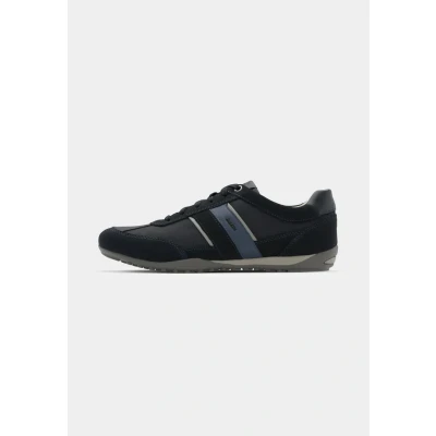Afbeelding van Geox Spherica Actif Sneakers laag, Heren, Maat: 40, Navy Leer en textiel