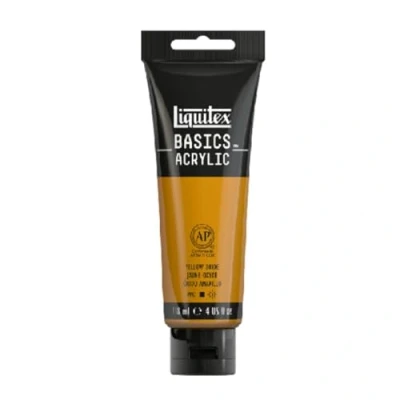 Afbeelding van Liquitex Basics Acryl Tube 118 ml Mars ROW Geel