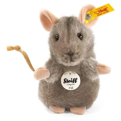 Afbeelding van Steiff Piff muis, grijs, 056222