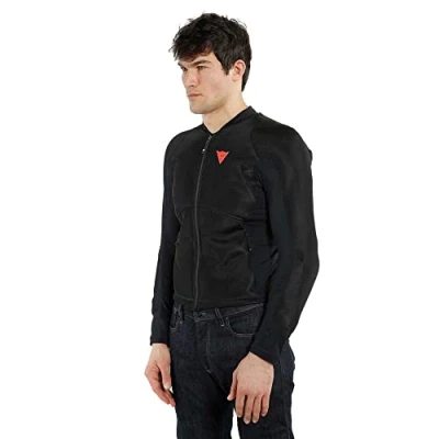 Afbeelding van Dainese Pro Armor Safety Jacket 2.0, geperforeerde motorjas met beschermers, zwart/zwart, M